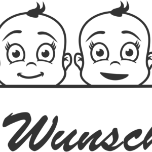Baby Aufkleber Zwillinge