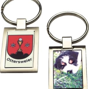 Metal Schlüsselanhänger zweiseitig