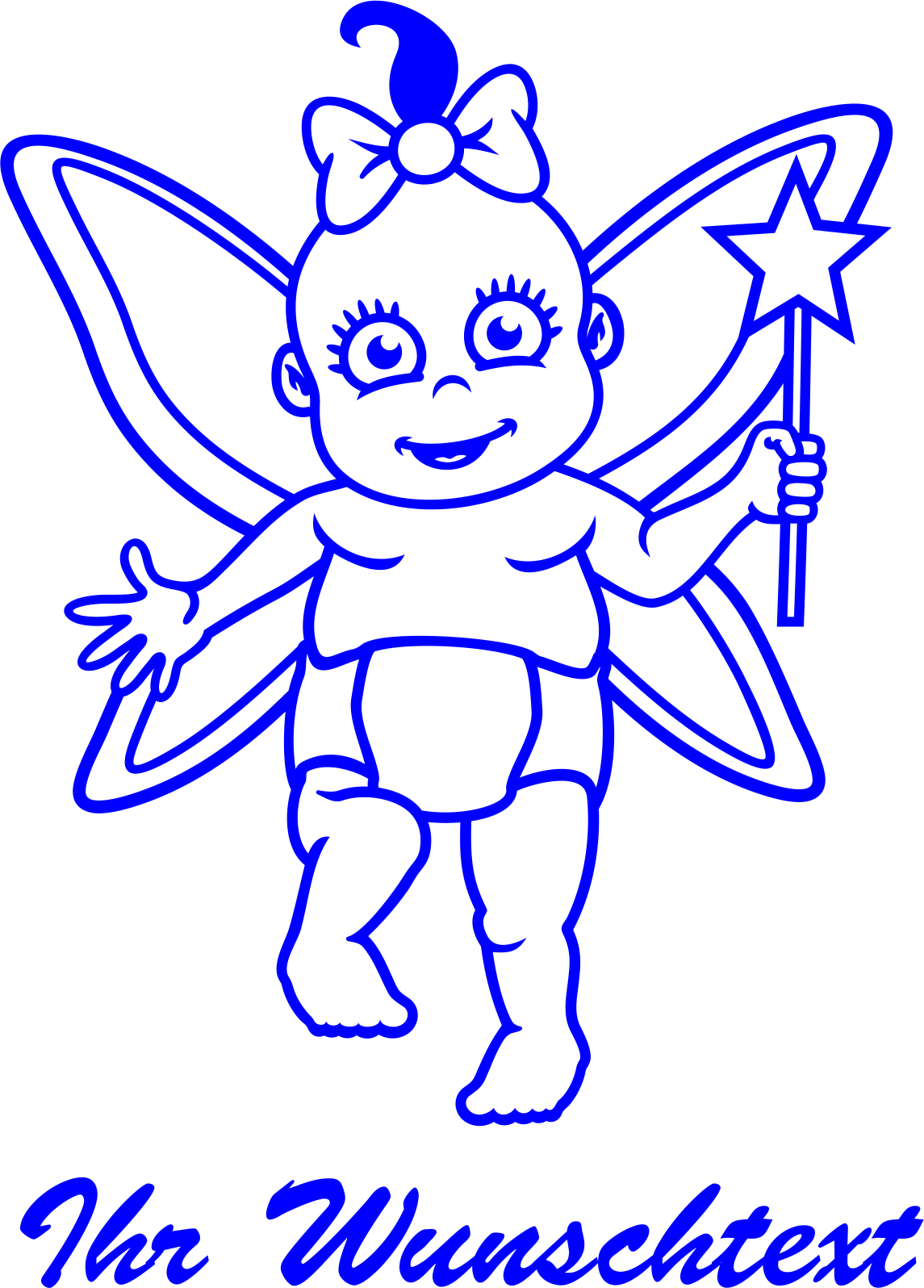 Weiteres Bild zu Baby Aufkleber Mädchen