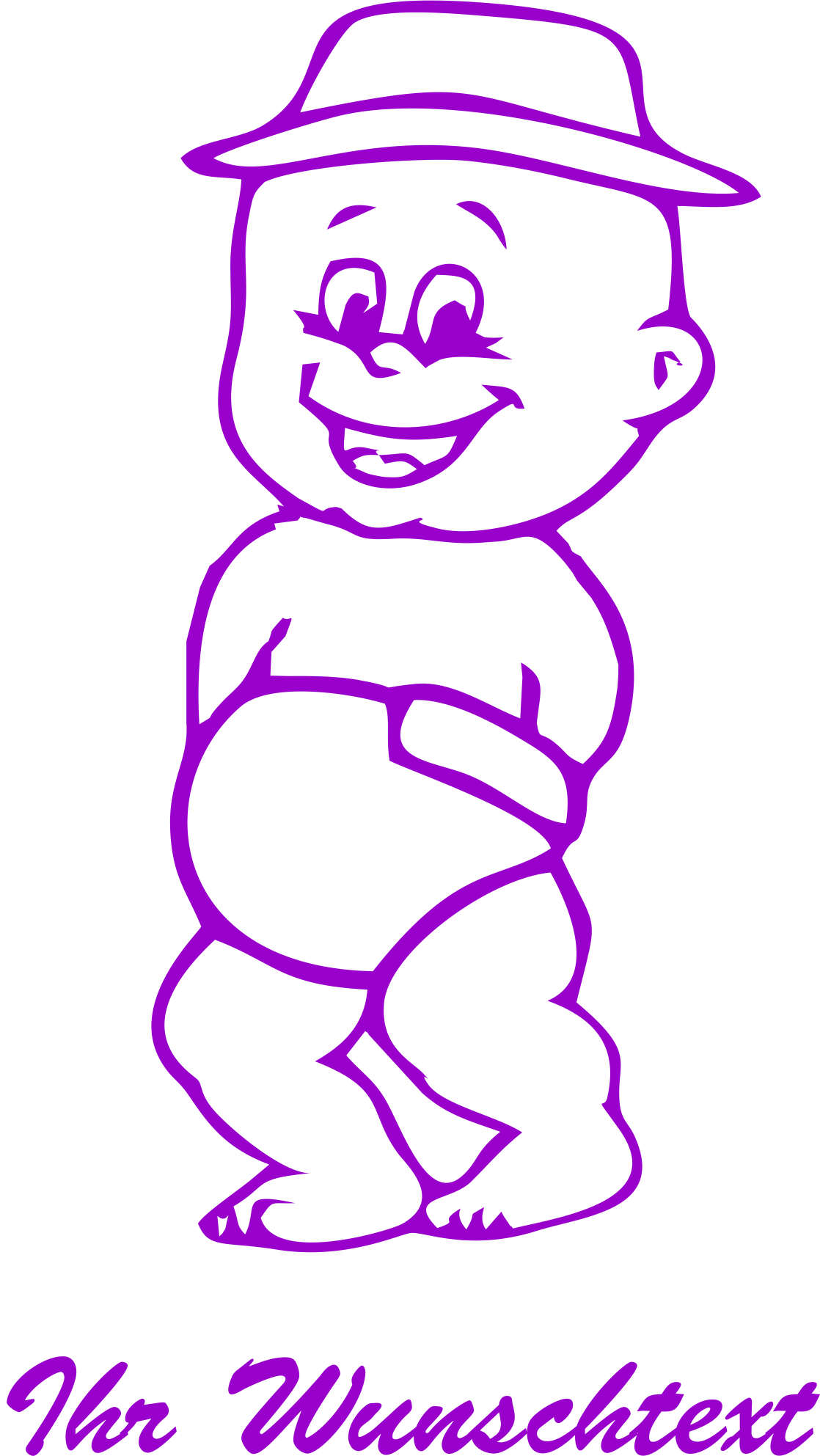 Baby Aufkleber Buben