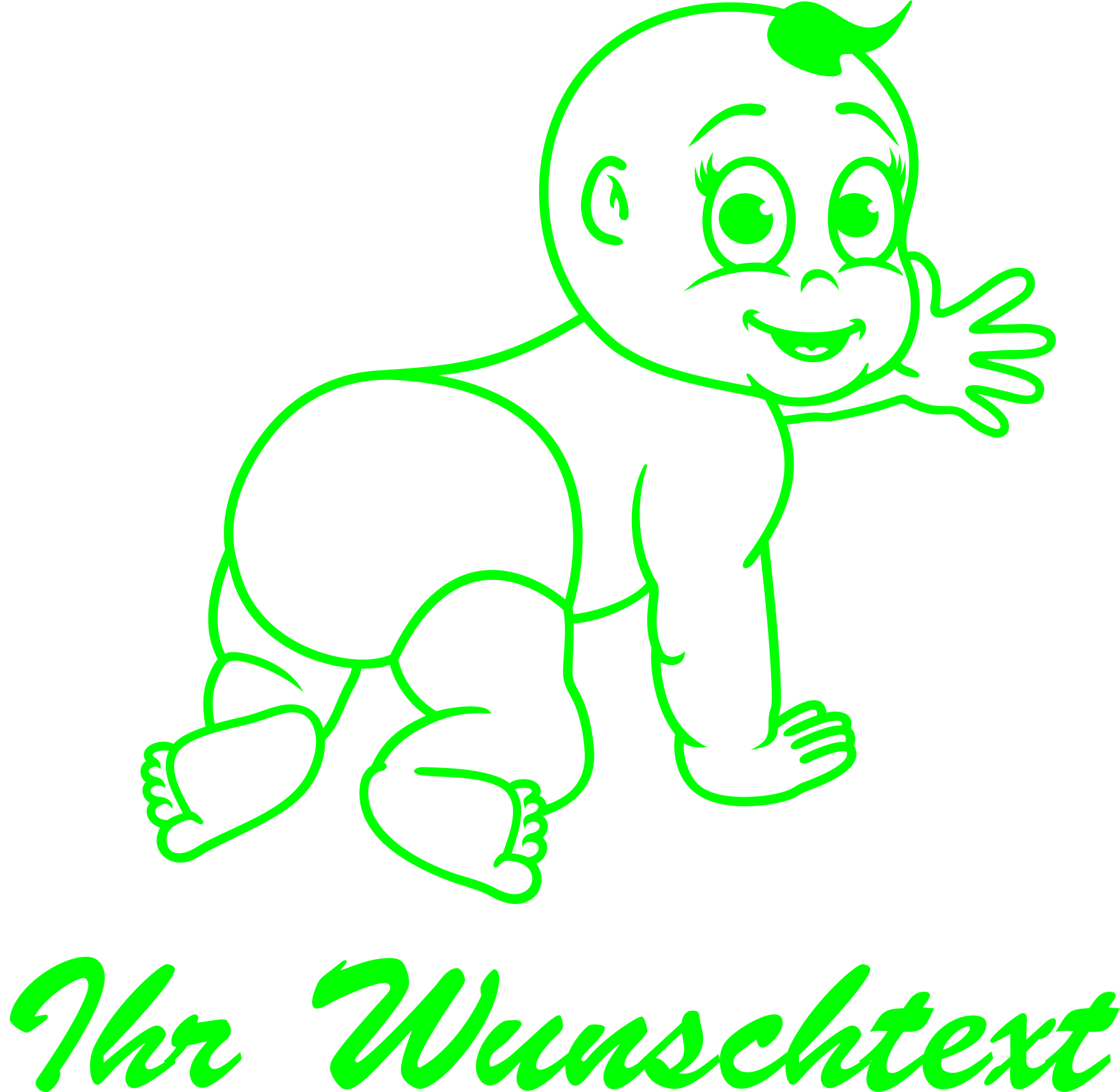 Weiteres Bild zu Baby Aufkleber Buben