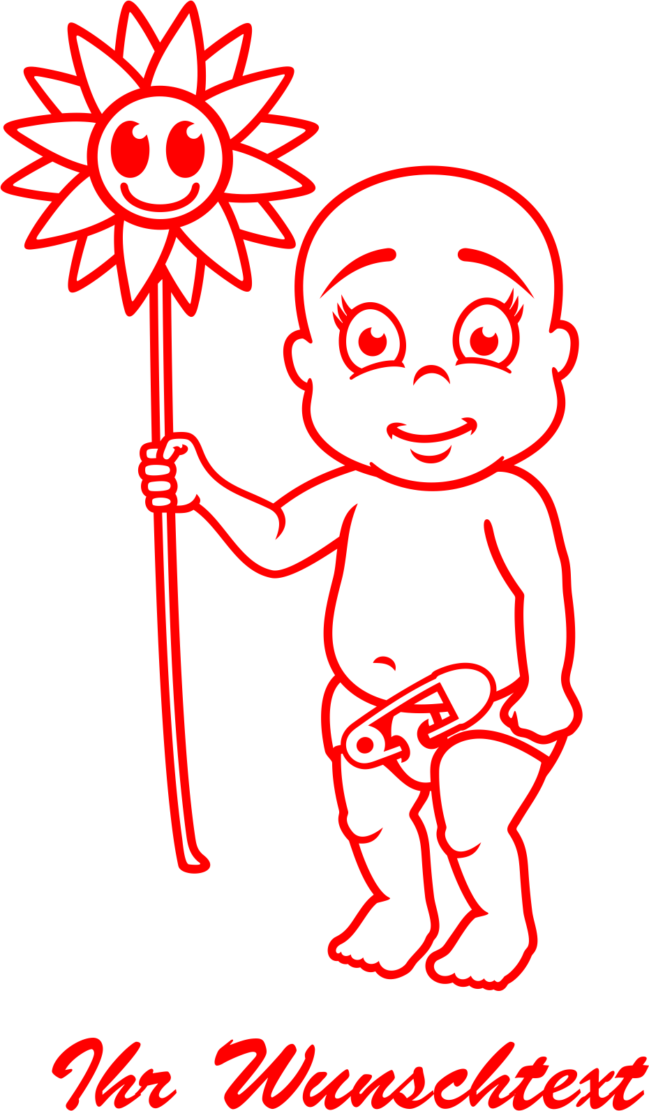 Weiteres Bild zu Baby Aufkleber Buben